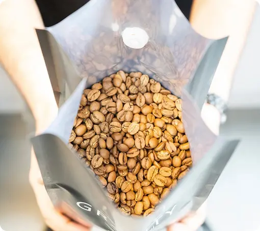 granos de cafe blanco